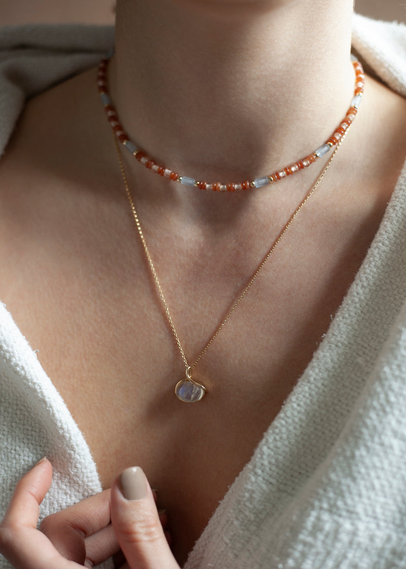 Lucrezia  Beaded Necklace