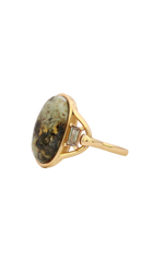 Jasper & Grossular Garnet Ring