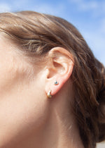 Sapphire Puddle Studs