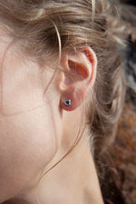 Sapphire Puddle Studs