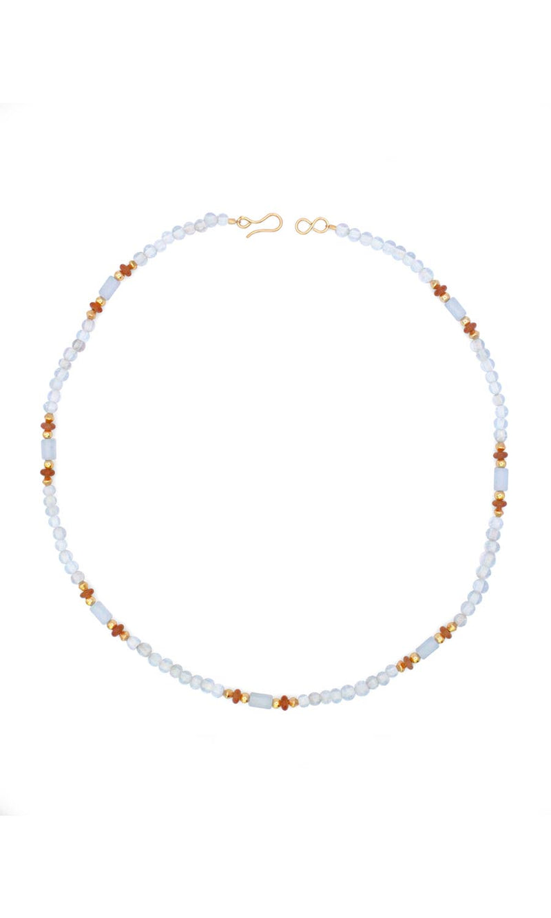 Nazaré Blue Beaded Necklace
