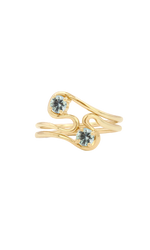 Montana Sapphire Twin Flame Ring Set