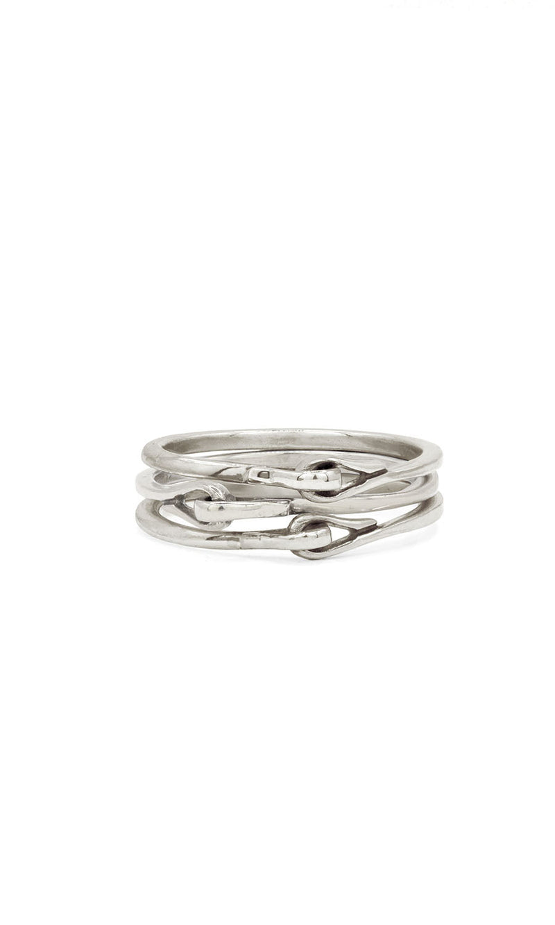 Forget Me Knot Ring Stack