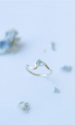 Rose Cut Montana Sapphire Ring