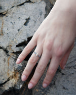 Petite Lady Di Sapphire and Diamond Ring